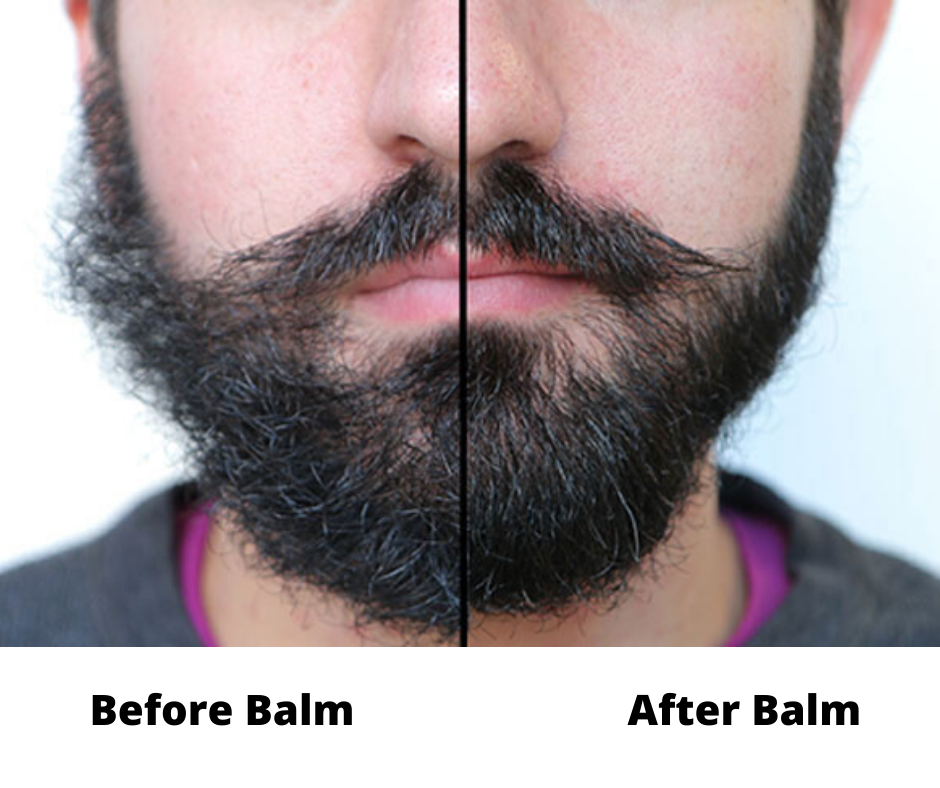 honest amish beard balm before and after